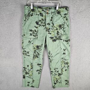Anthropologie Pilcro and the Letterpress Floral High-Rise Jeans 28